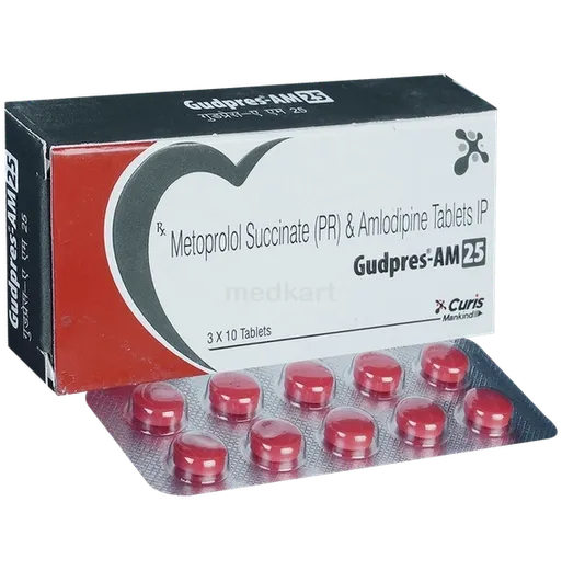 gudpres am 25mg tablet 10's